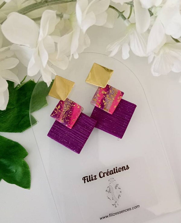 Orchidée _ Duo carré