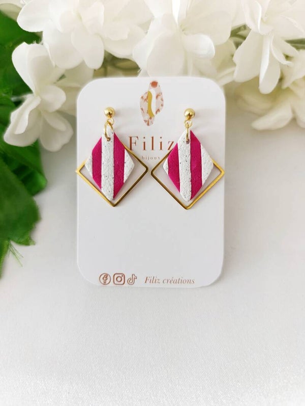 Dolce Vita Rose _ Néa _ Boucles d'oreilles