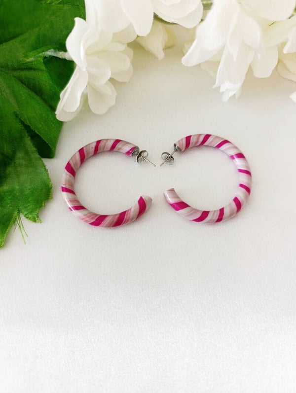 Dolce Vita Rose _ Créole _ Boucles d'oreilles
