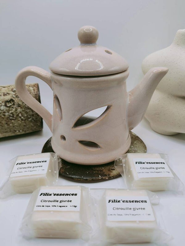 coffret charme théière rose