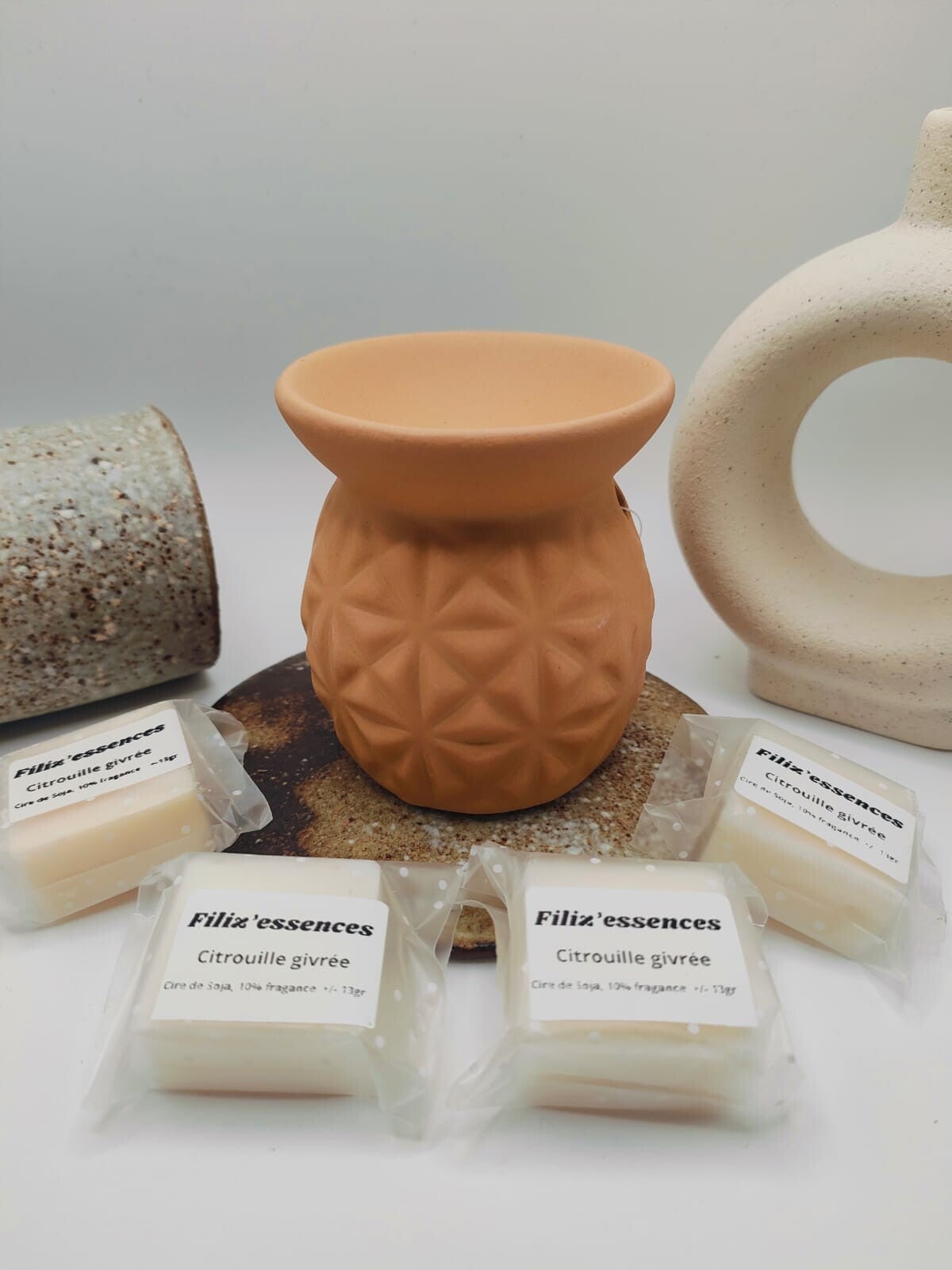 coffret découverte vase écru