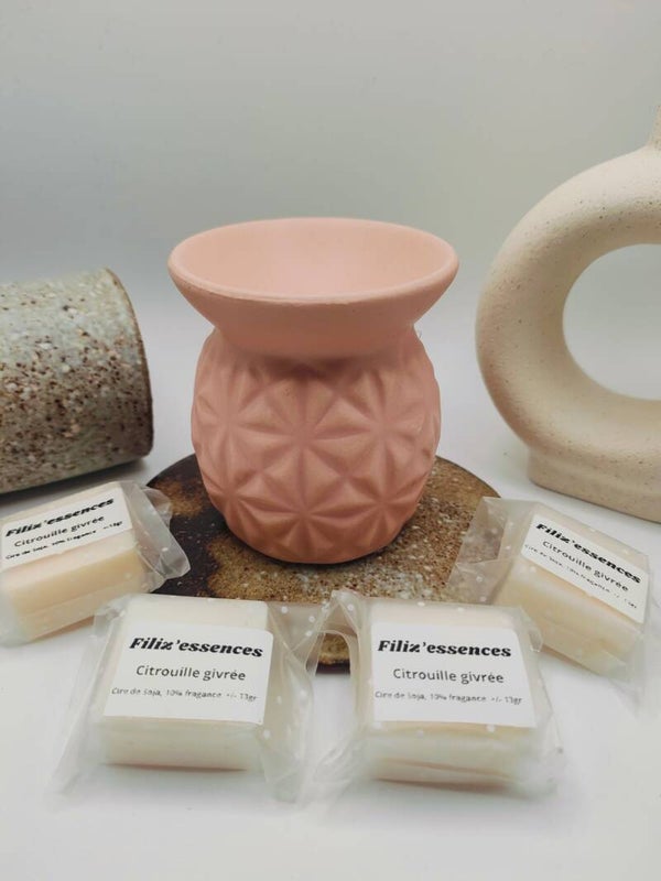 coffret découverte vase rose