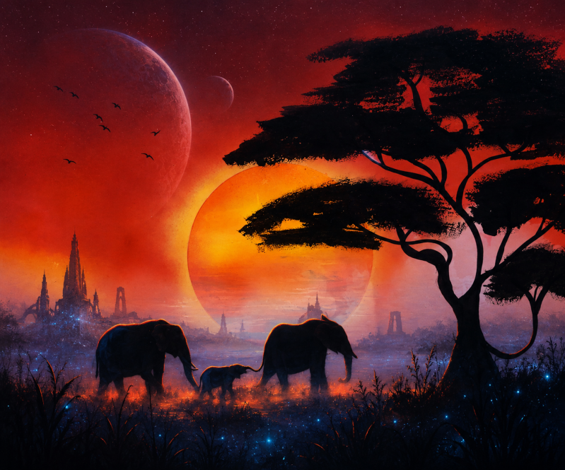LAST LIGHT ON THE SAVANNA