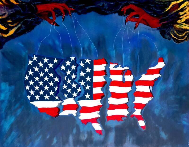 RED, WHITE &amp; FRACTURED