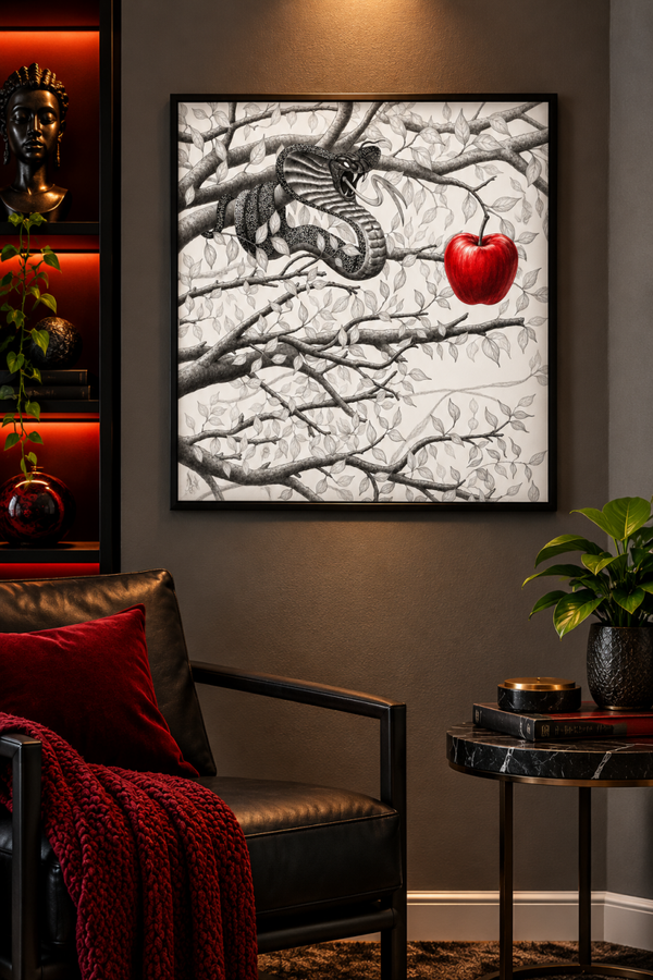 Scarlet Temptation — Fine Art Print