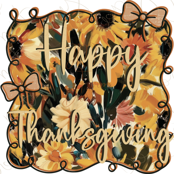 Happy Thanksgiving Floral