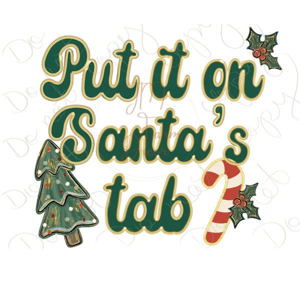 Put it on Santa's Tab