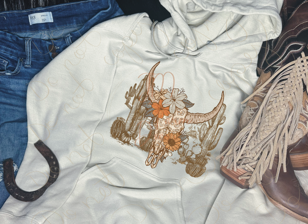 Cactus Skull Hoodie
