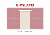 Gipslatei