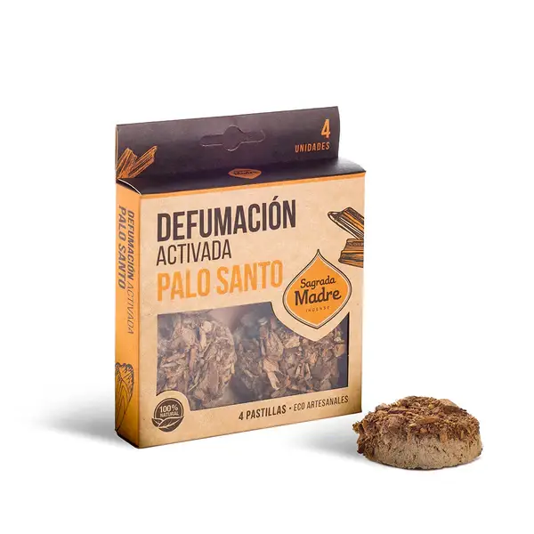 Pastillas defumación activada Palo Santo
