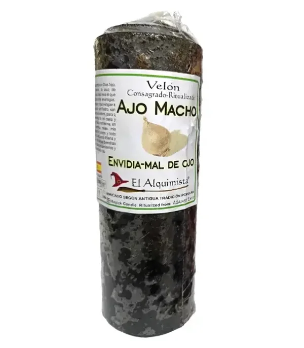 Velón con ajo macho negro