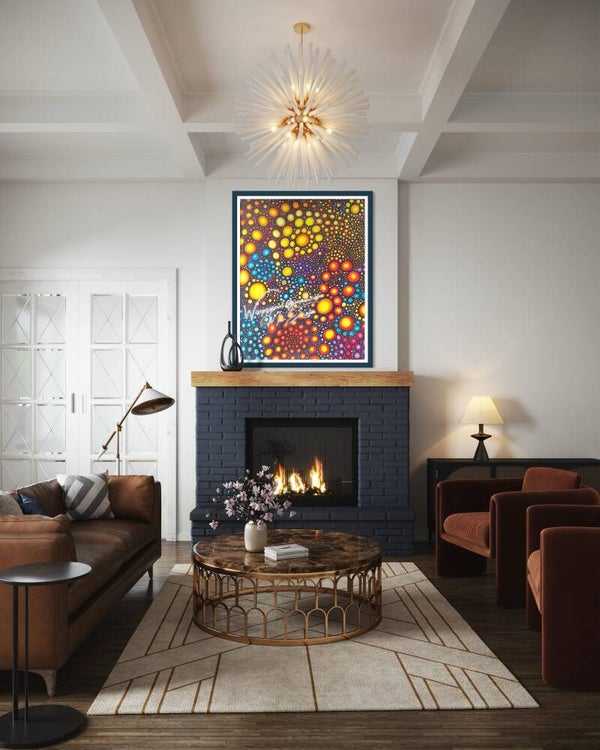 Comme une petite étoile très brillante dans le ciel, 24x36 po