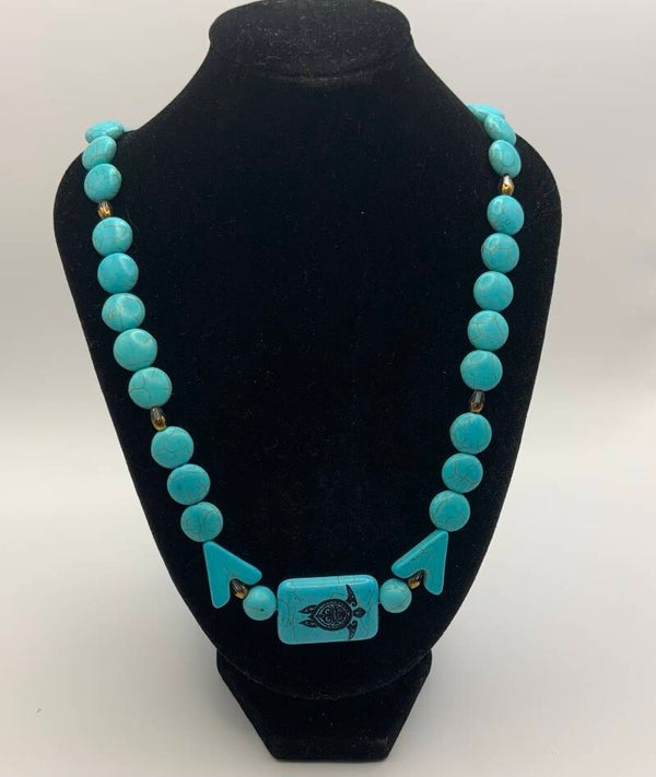 Turtle Howlite Necklace