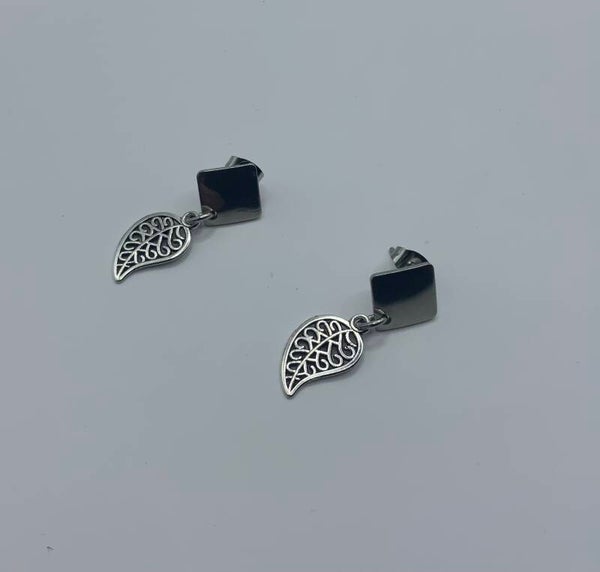 Leafed Out Earrings (surgical stainless steel)