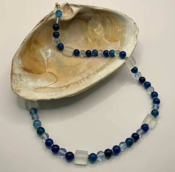 Mediterranean Breeze Necklace (22”)