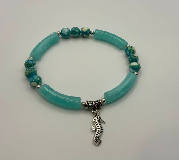 Seahorse Bracelet (size 8 wrist)