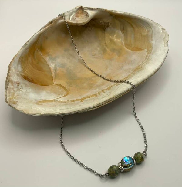 Verdigris Necklace (20”)