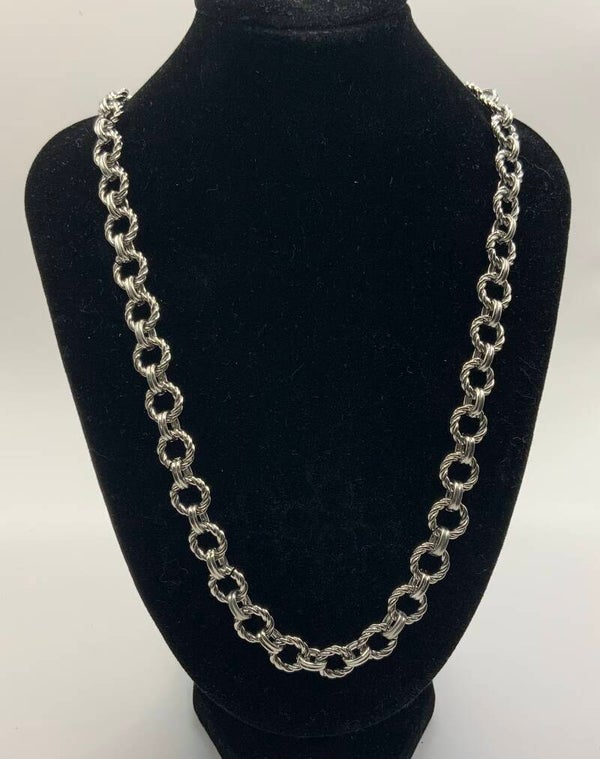 Cable Chain Necklace (26” surgical stainless steel)