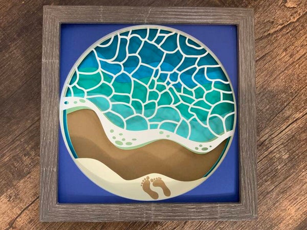 Sandy Toes Shadowbox