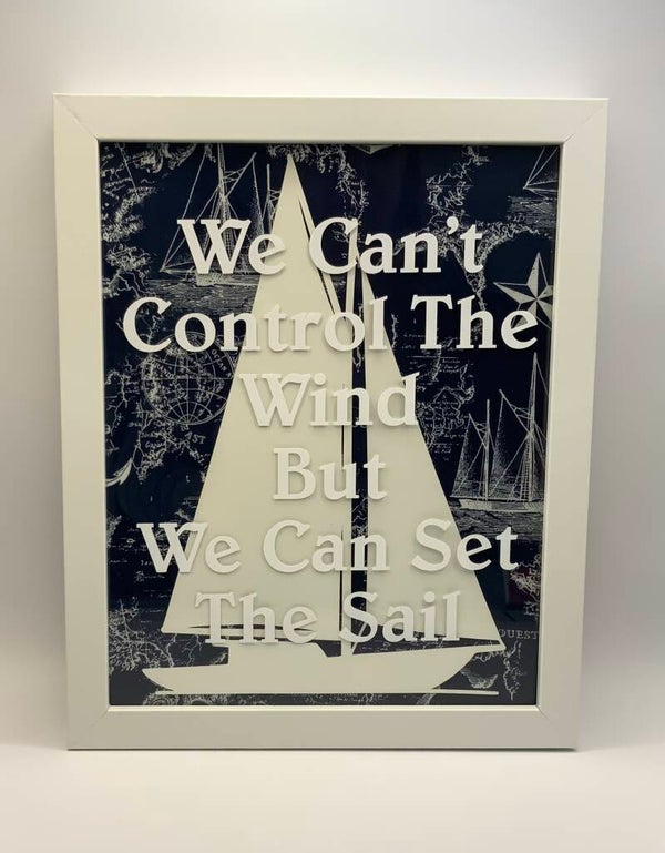 Set Sail Mixed Media Wall Art (8 x 10)