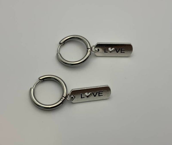 Love Earrings (surgical stainless steel)