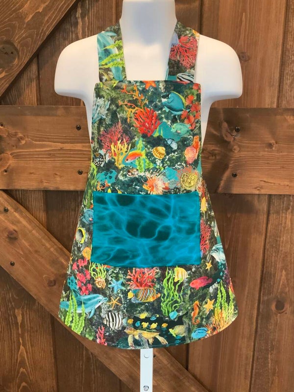 Unisex Sea Life apron (ages 3-5)