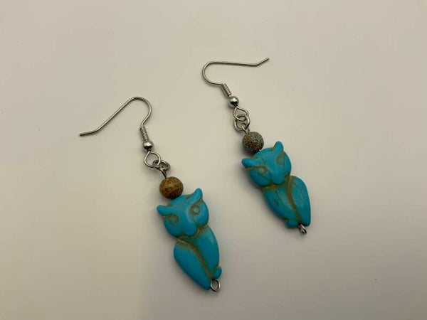 Hoot Owl Earrings (surgical stainless steel)