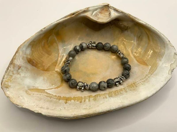 Return of the Elephant Bracelet (size 7 wrist)