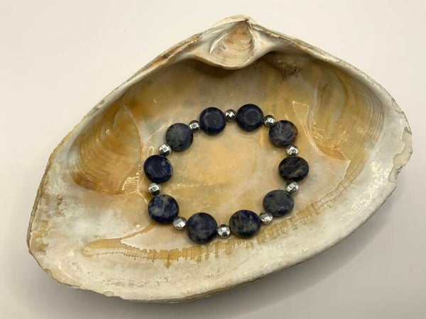 Sodalite Bracelet (size 7 wrist)