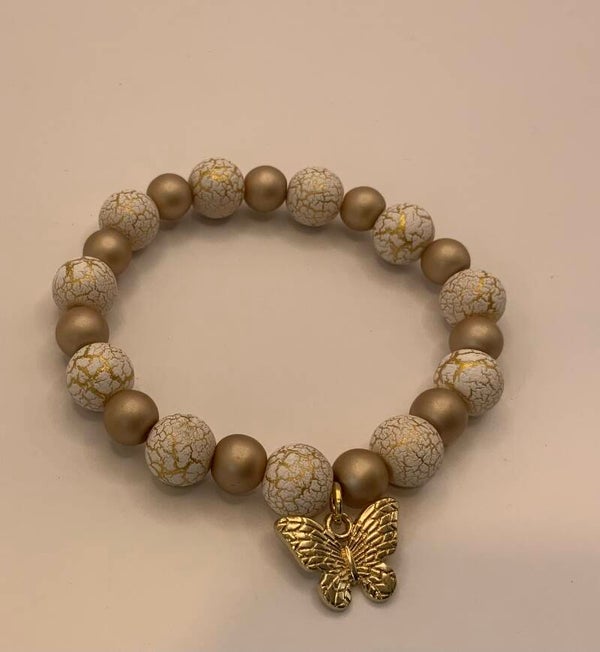 Golden Wings Bracelet (size 6 1/2” wrist)