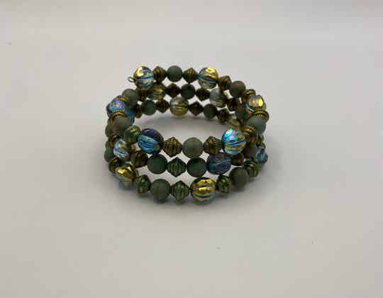 Verdigris Memory Bracelet