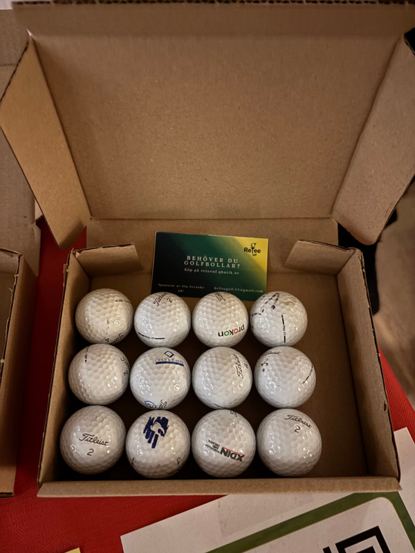 Deluxe Golfbollar 12 Pack