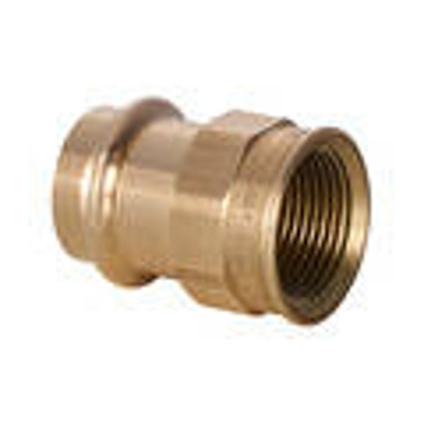 Uebergangsstueck B-press 22mm x 3/4"IG Rotguss P4270G