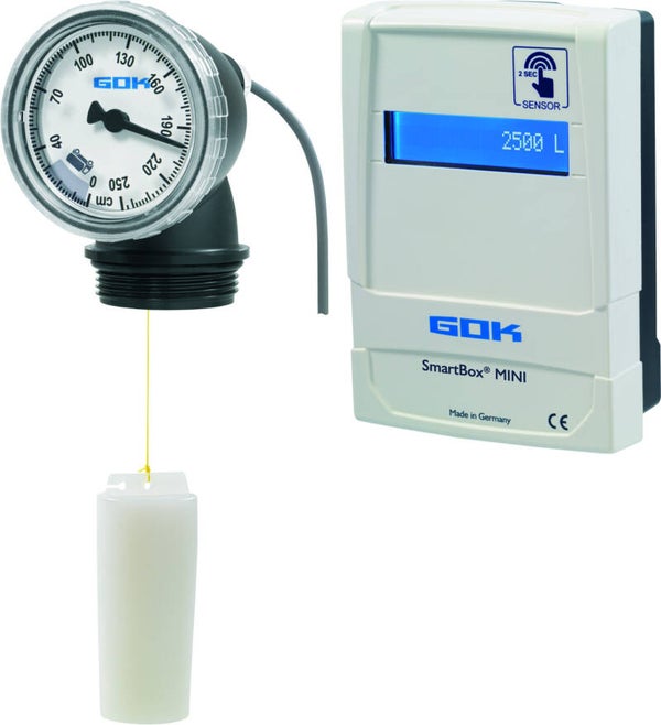GOK Elektronische Tankinhaltsfernanzeige SmartBox mini 0-250cm 10m Kab.Batt.betr.