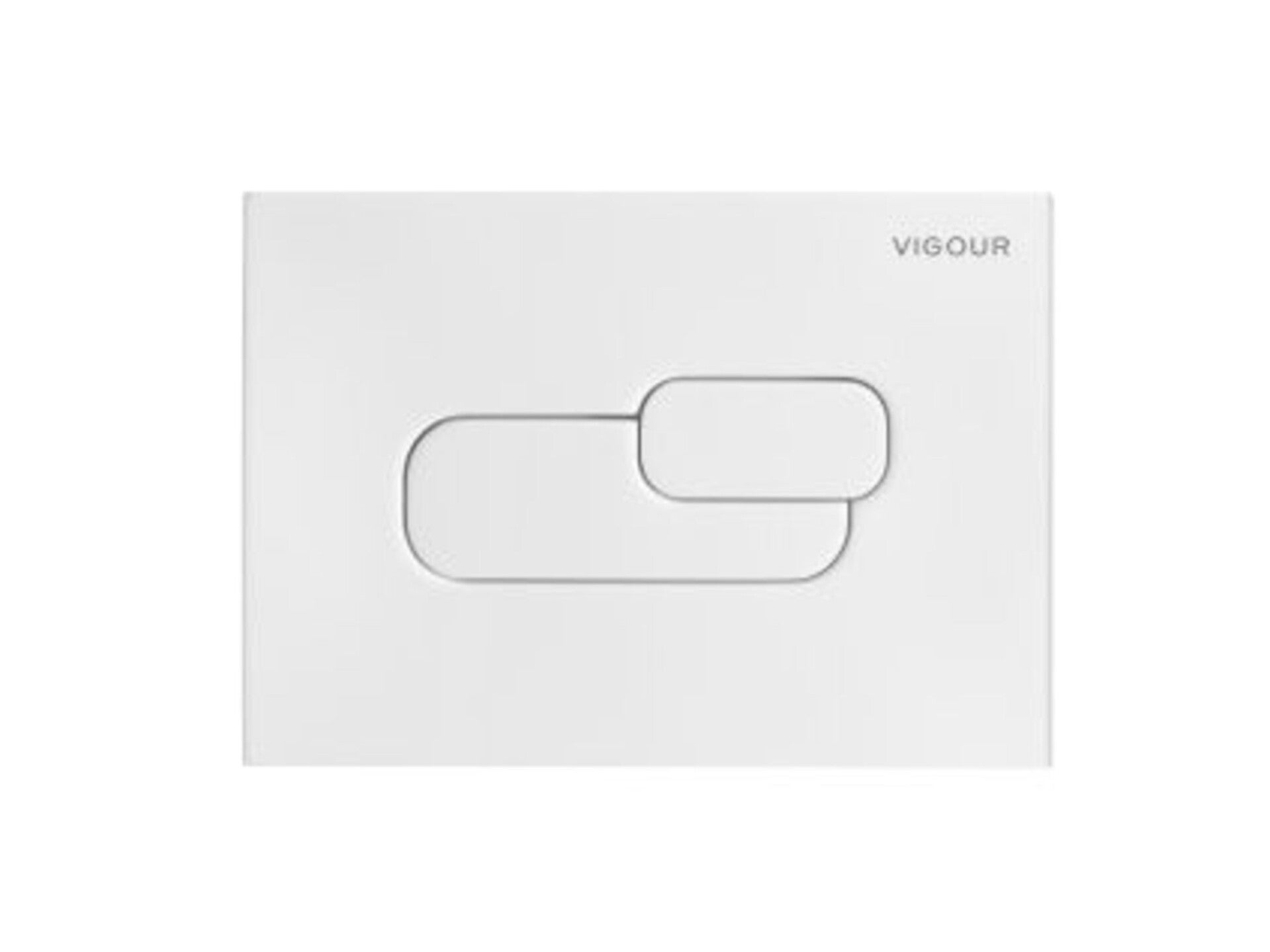 Betätigungsplatte V1 AI 2 weiss f.2-Mengen-Spültechnik VIGOUR