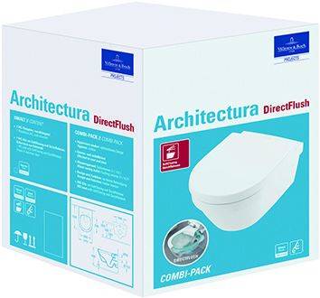 Combi-Pack Architectura Wand-WC Si.m.Qu.u.softcl.DF ver.Bef.weiss cpl.VB