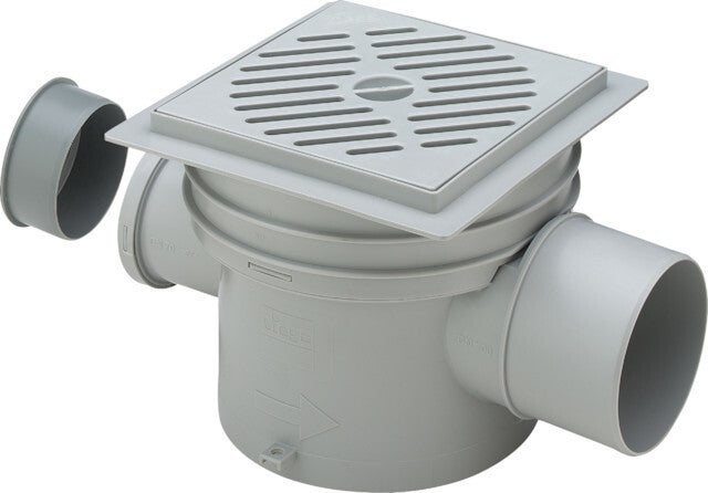 Kellerablauf Viega Optifix Typ 5 DN 100 mit 2 Pendelklappen Handbetätigung 4989/SHK-KONTOR