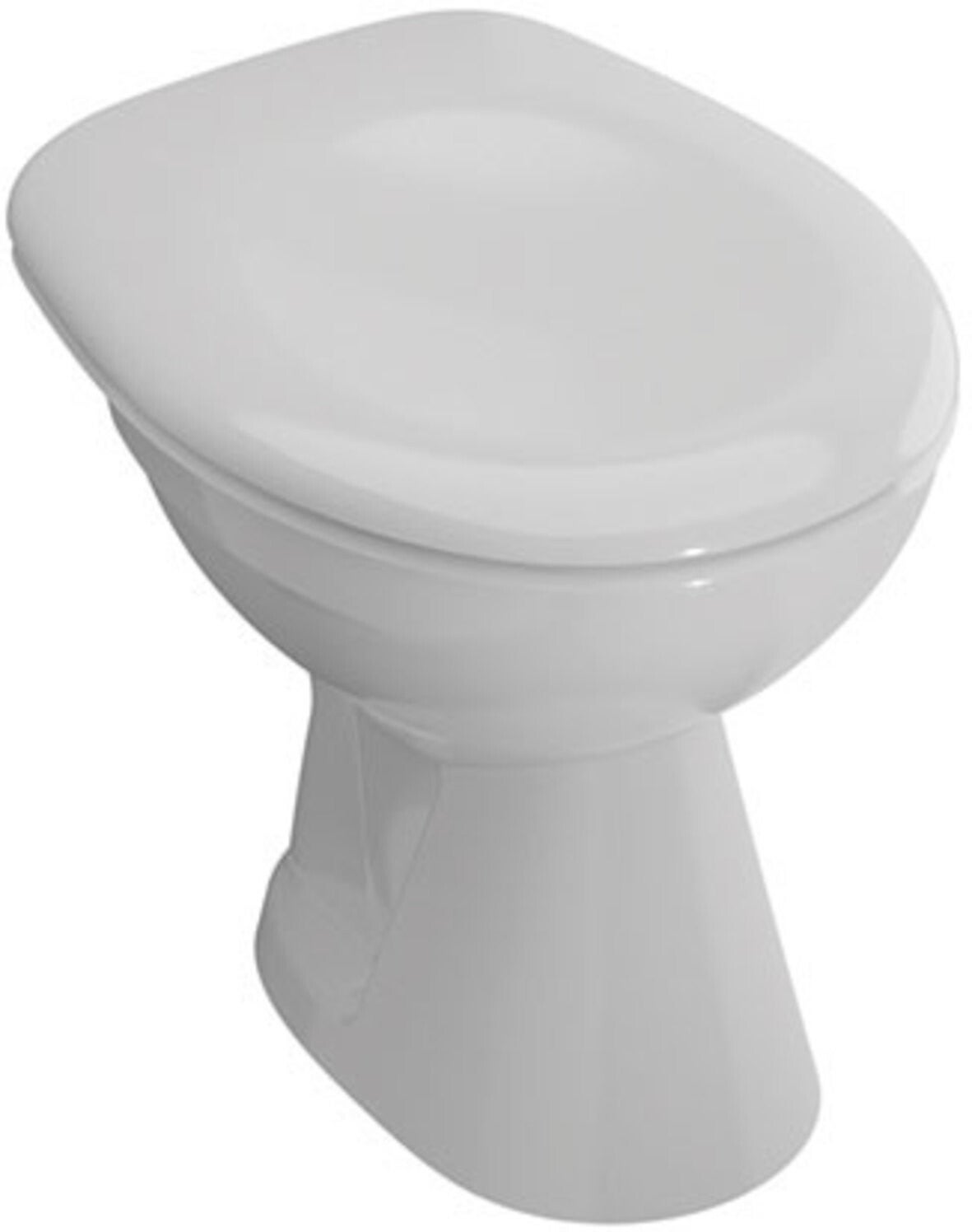 Stand -Tiefspül-WC clivia V2 Abgang waagerecht weiss VIGOUR