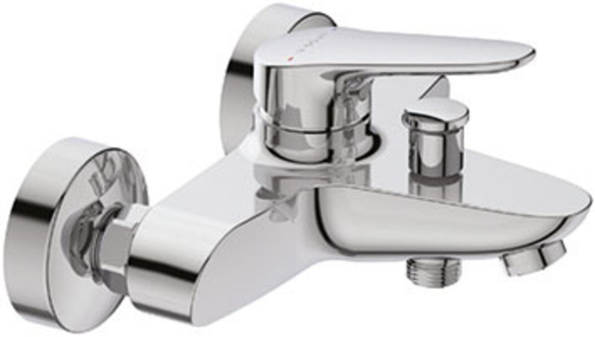 Einhand-Aufputz-Badebatterie clivia V2 ohne Brausegarnitur verchromt VIGOUR