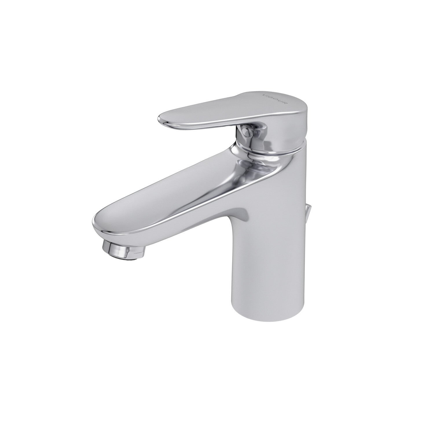 Einhand-Waschtischbatterie clivia V2 mit Ablaufgarnitur verchromt VIGOUR