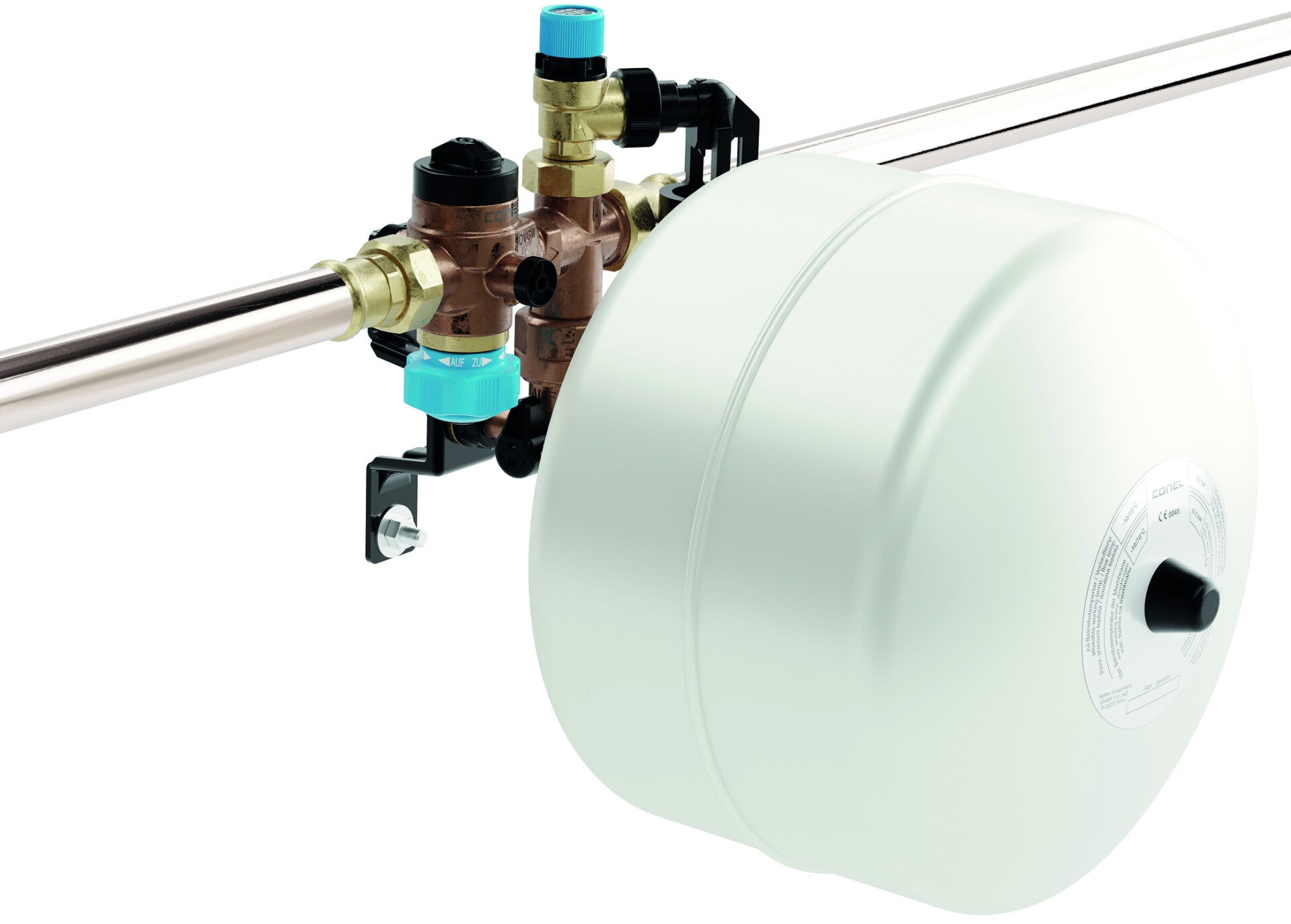 STREAM Sicherheitscenter DN 20, 12 l mit 12 Liter MAG f. 6 / 8 / 10 bar CONEL