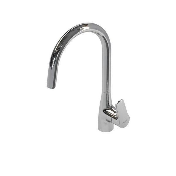 Einhand-Spültischbatterie derby V3 mit U-Auslauf schwenkbar verchromt VIGOUR