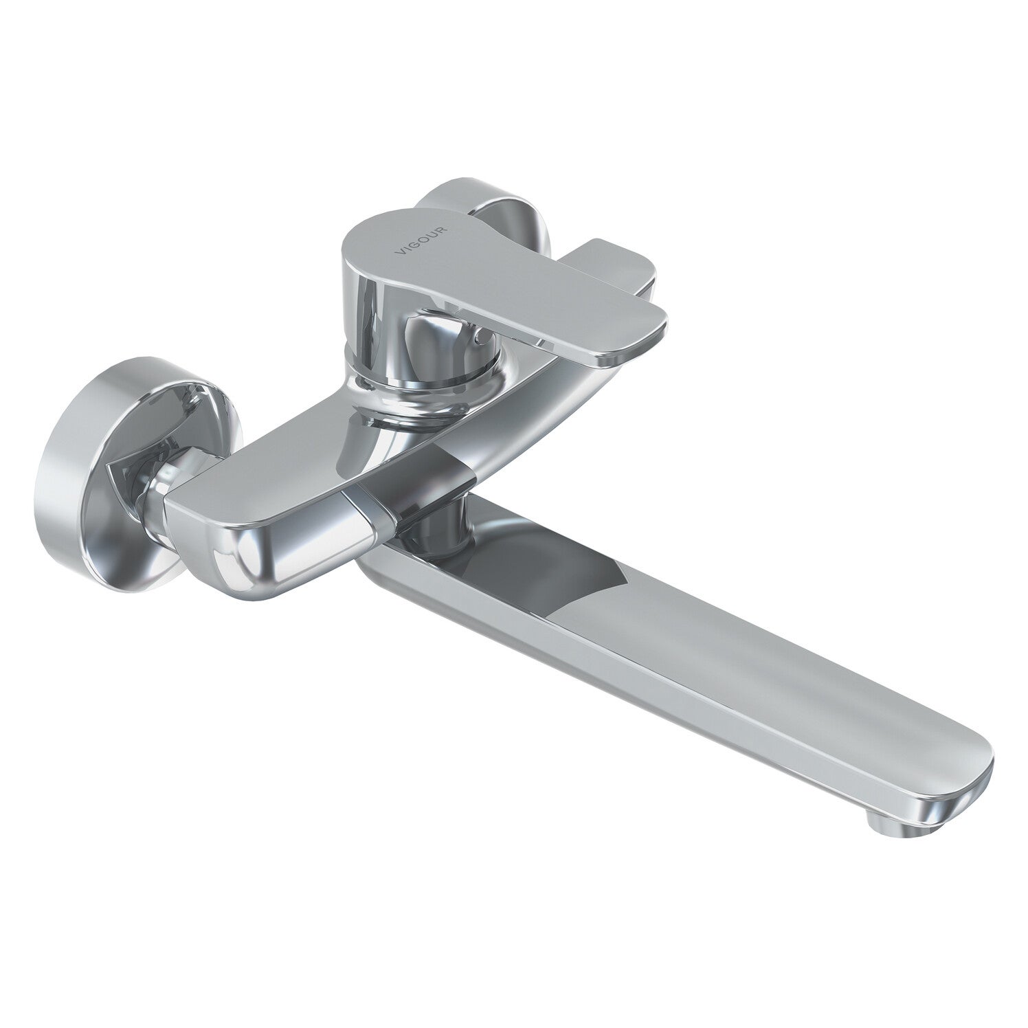 Einhand-Spültisch-Wandbatterie derby V3 mit Schwenkauslauf verchromt VIGOUR