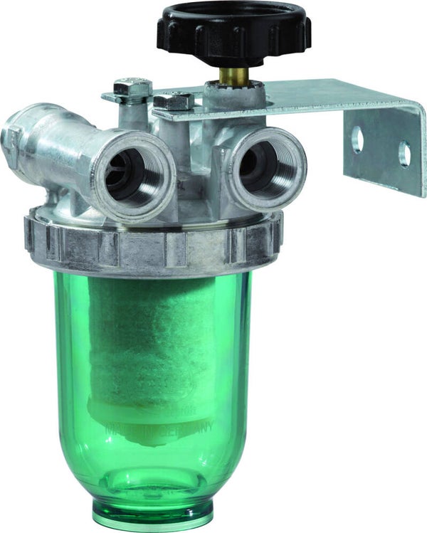 Oelfilter Zweistrang 500 ZAZ PS6bar IG G3/8 x AG G3/8-KN Filz-70-80my