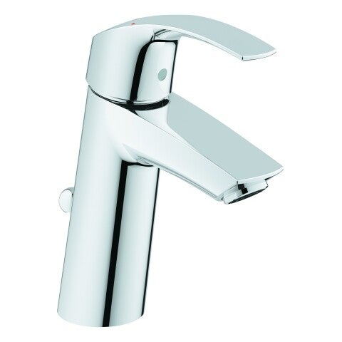 EUSMART83 Einhand-Waschtischbatterie Eurosmart erh.Standf.83mm m.Abl.gar.verchr.Grohe