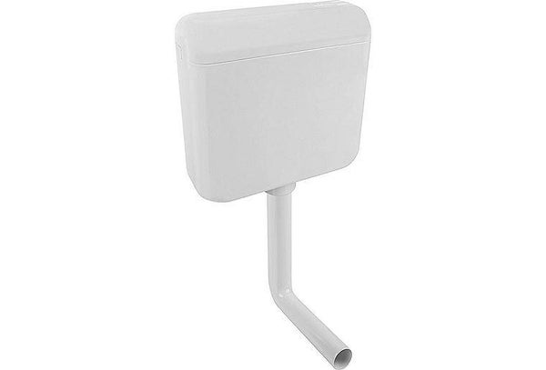 Aufputz-Spülkasten 2-Mengen, weiß