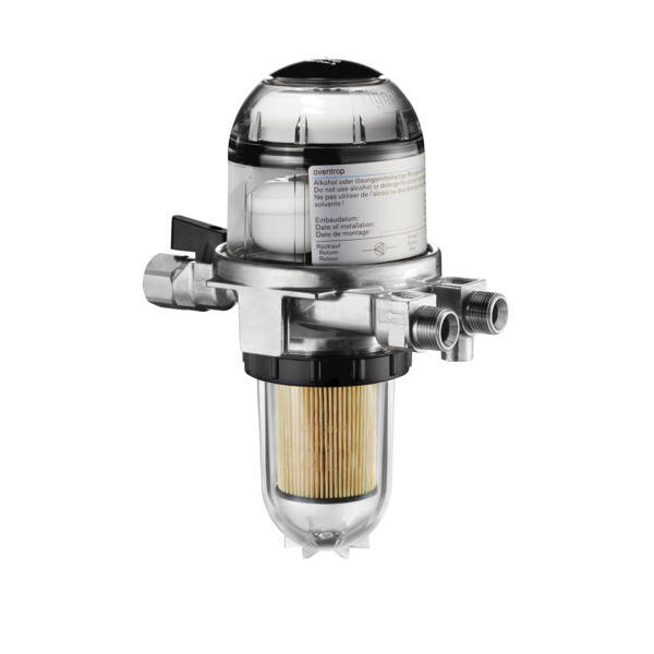 Oventrop Ölfilter/Entlüfter Toc-Duo-3 SIKU 25-40my mit integrierter Absperrung