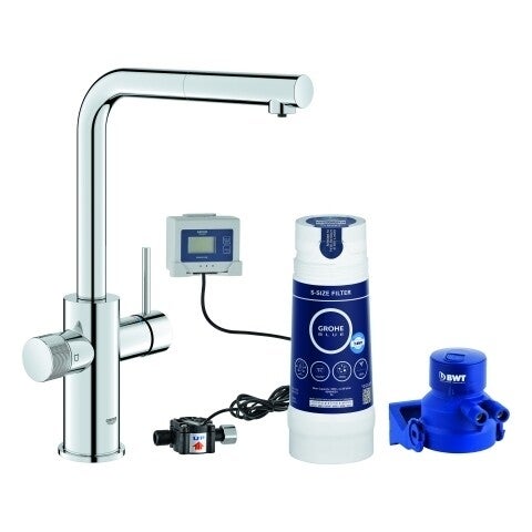 Blue Pure Minta Starter Kit L-Auslauf  chrom GROHE