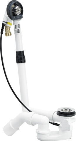 Ab-/Überlaufgarnitur Multiplex Trio 560mm Länge, mit GV, Badewanne Standard