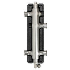 Hydraulische Weiche 60/4VA Edelstahl, 1"IG, mit Isolierung | SHK-KONTOR